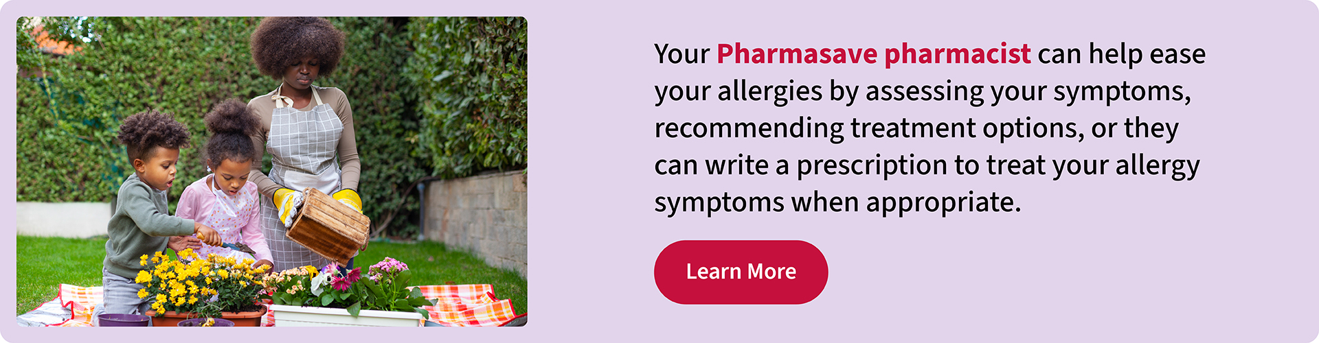 Pharmacists can recommend treatment to ease your allergies. Click to learn more.