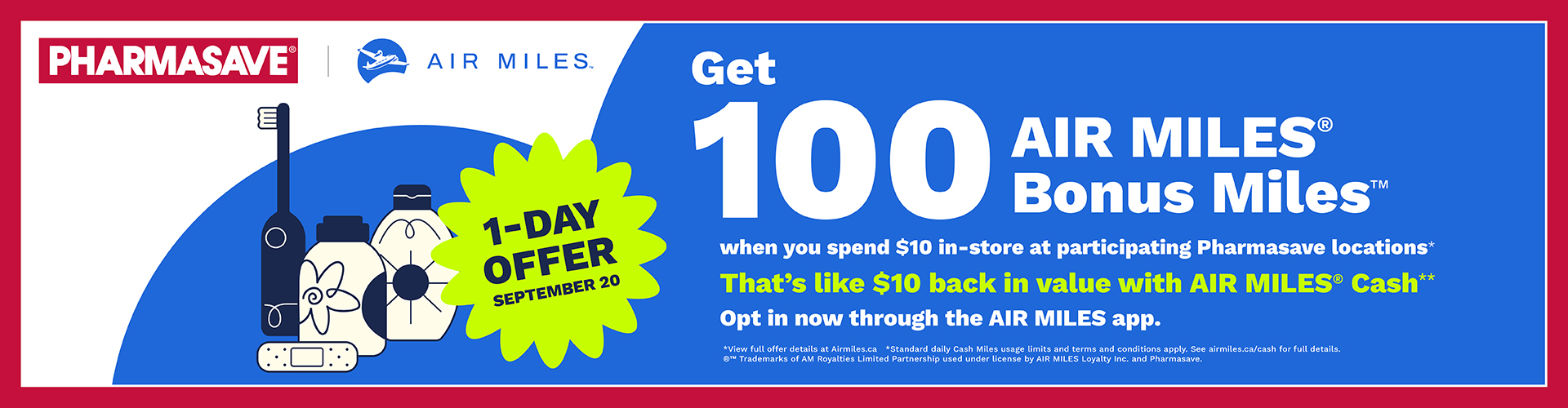 Airmiles Flash offer