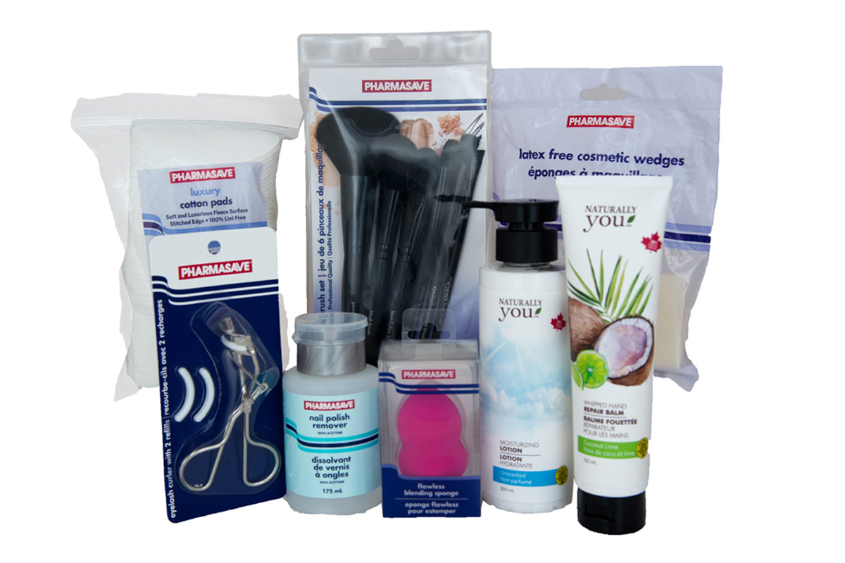 Pharmasave Beauty products.