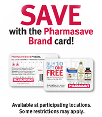 Save with Pharamsave brand card
