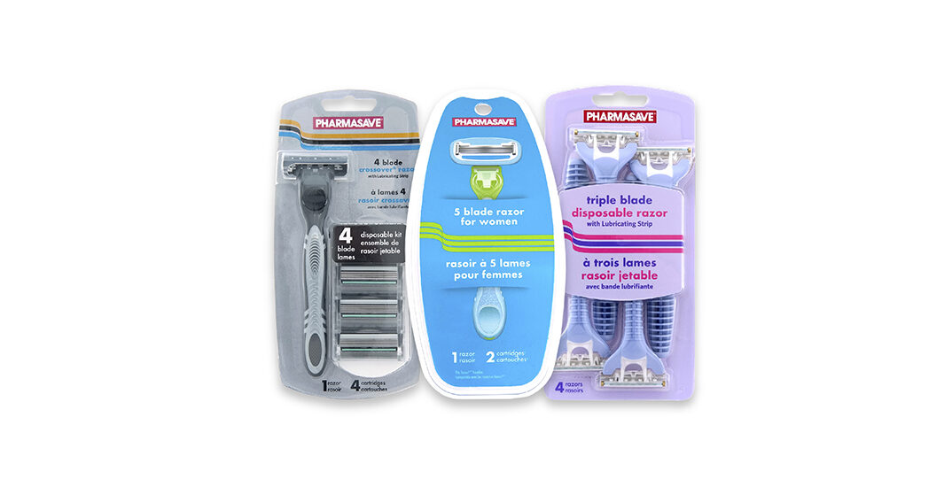 Shave products by Pharmasave Brand