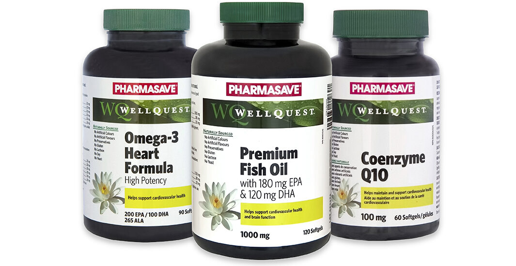 Pharmasave brand supplements and vitamins to Improve Heart Health