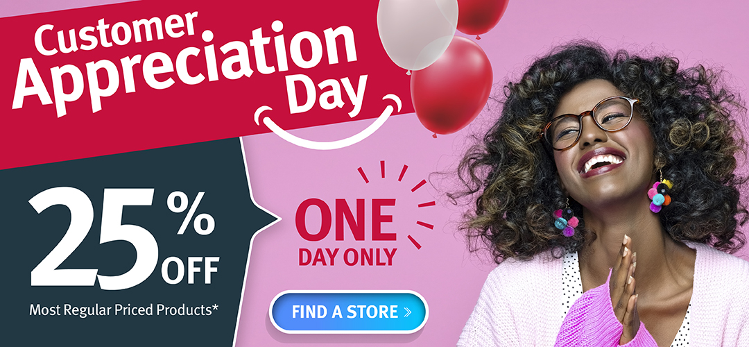 Customer Appreciation Day 25 Off Pharmasave