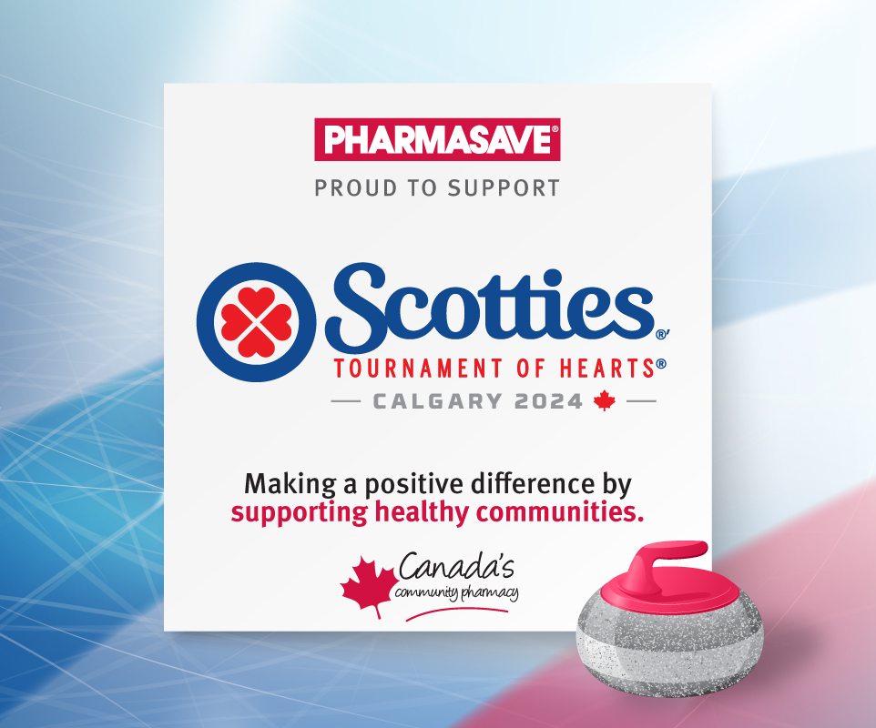 Pharmasave is proud to support the Scotties Tournament of Hearts happening in Calgary.