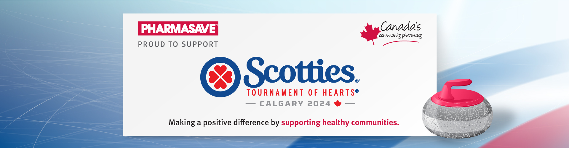Pharmasave is proud to support the Scotties Tournament of Hearts happening in Calgary.