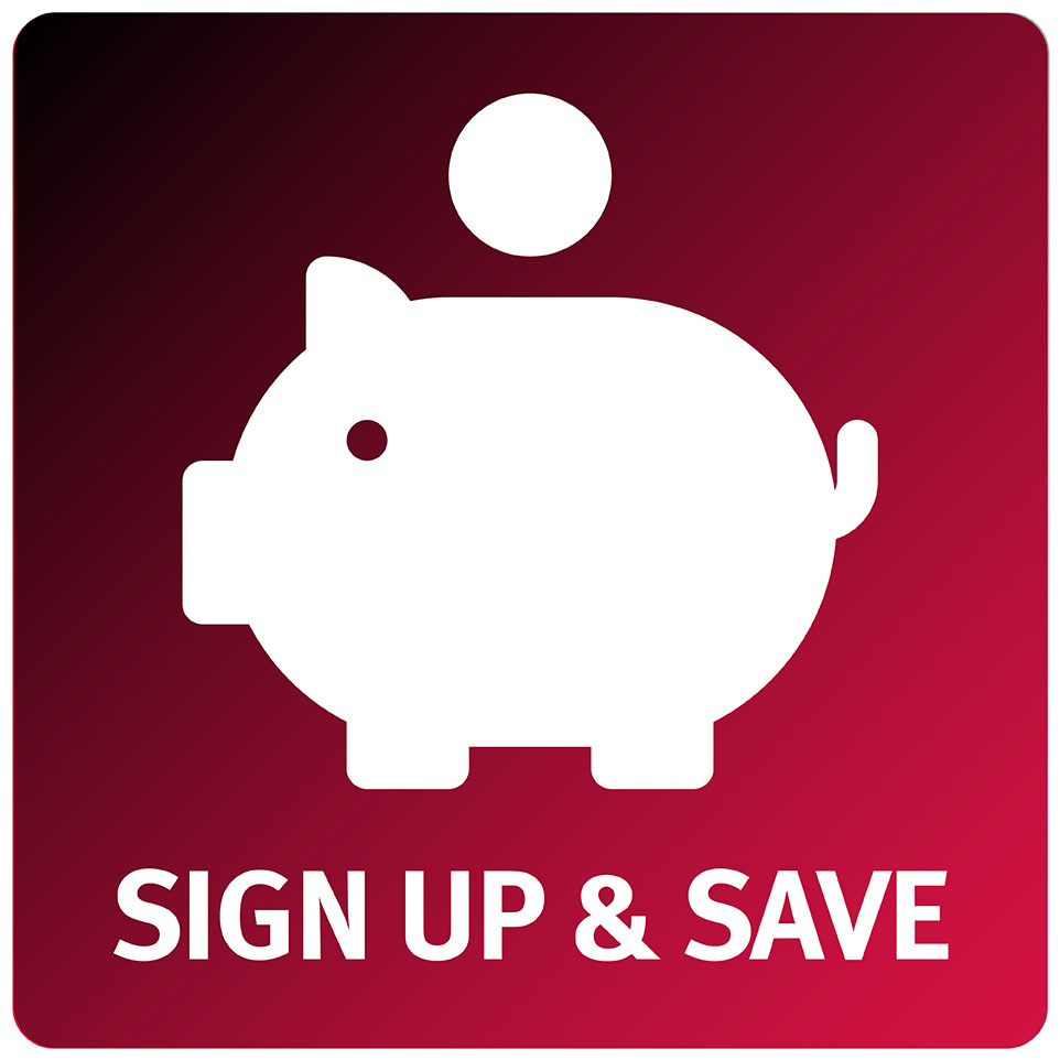 Sign Up & Save