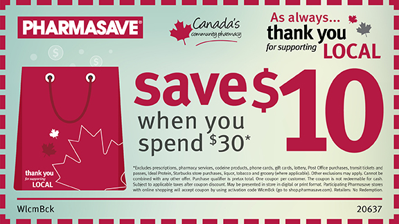 Coupon to save $10 when you spend $30 in store. Expired August 12, 2025.