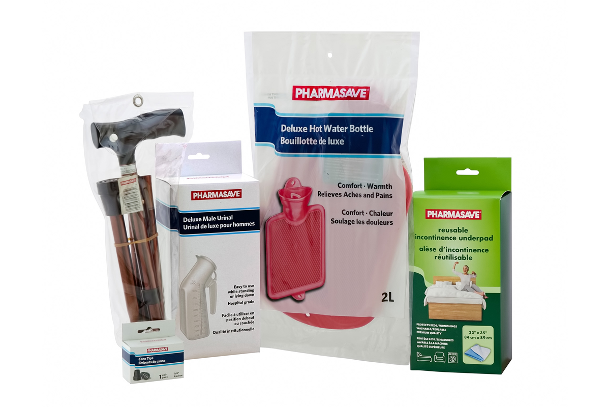 Home Health Care Pharmasave products. Home Health Care Pharmasave products.
